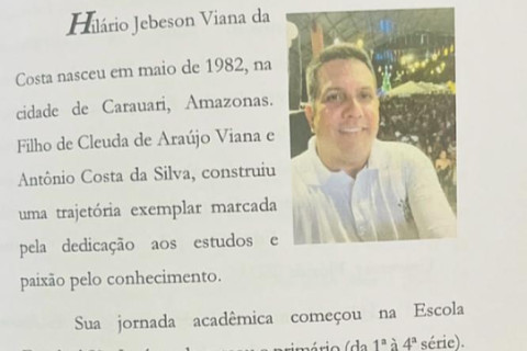 Hilário Viana é destaque em livro sobre escritores imortais do Amazonas